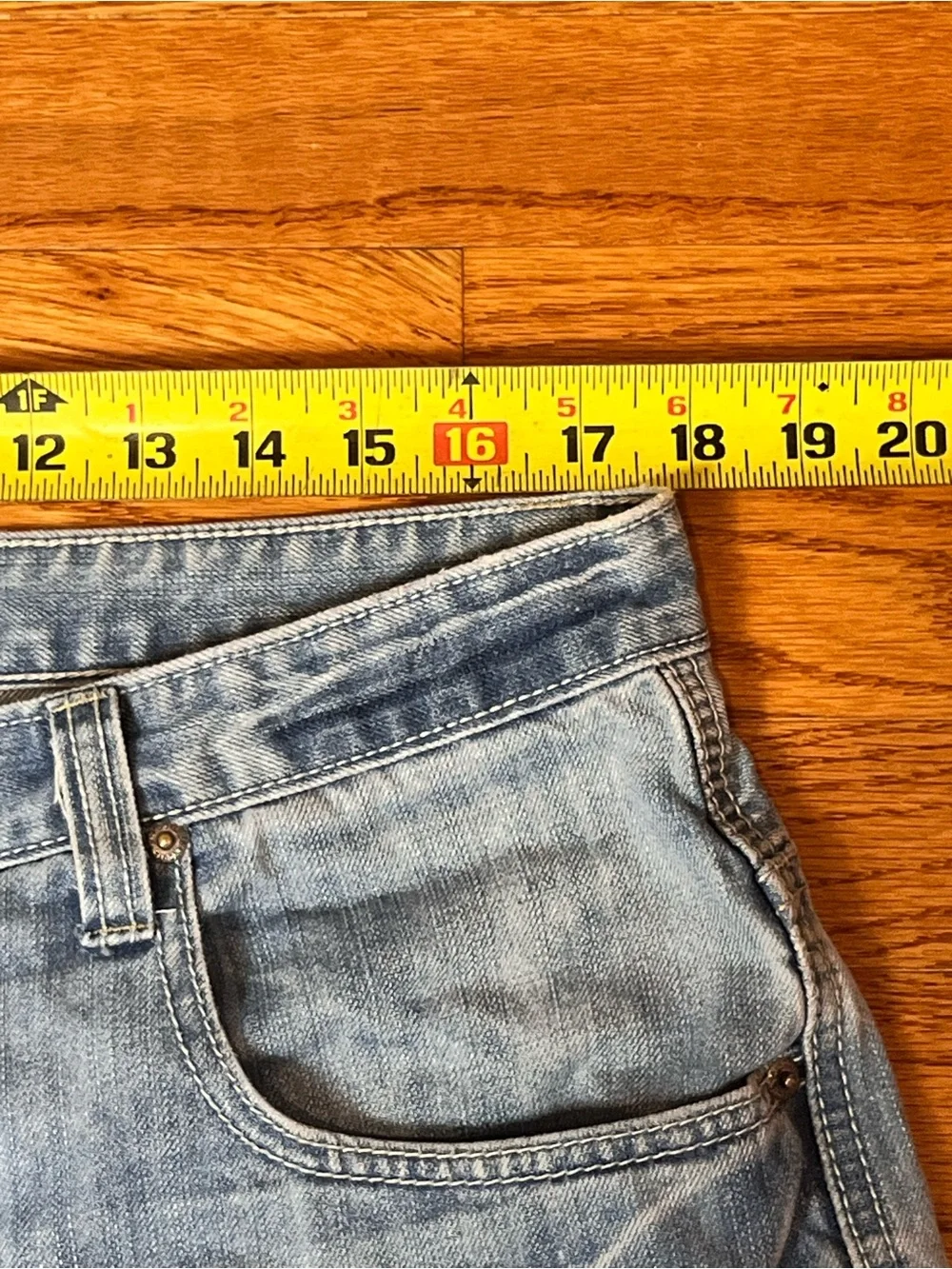 Vintage Route 66 Y2K Baggy Denim Jorts shorts Size 36
